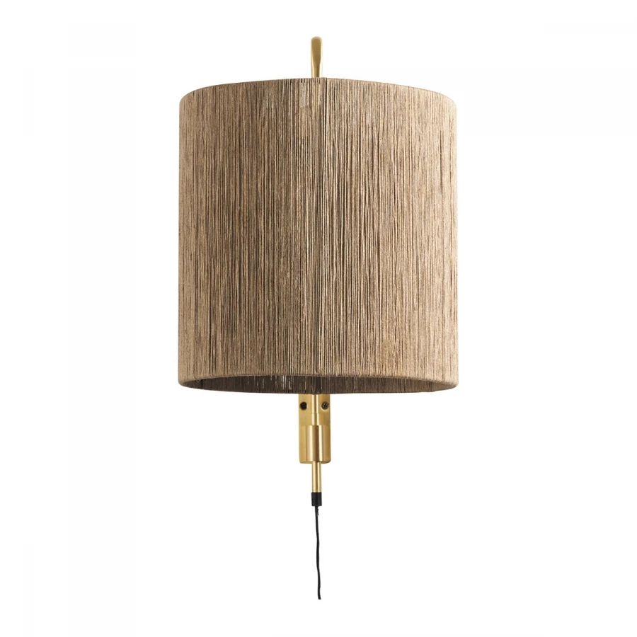 Applique Pivotante Alice Dorée / Jute Blanc D'Ivoire – Image 2