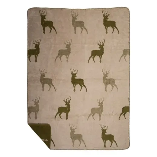 Plaid Cerf Vert Olive 150*200 – Image 2