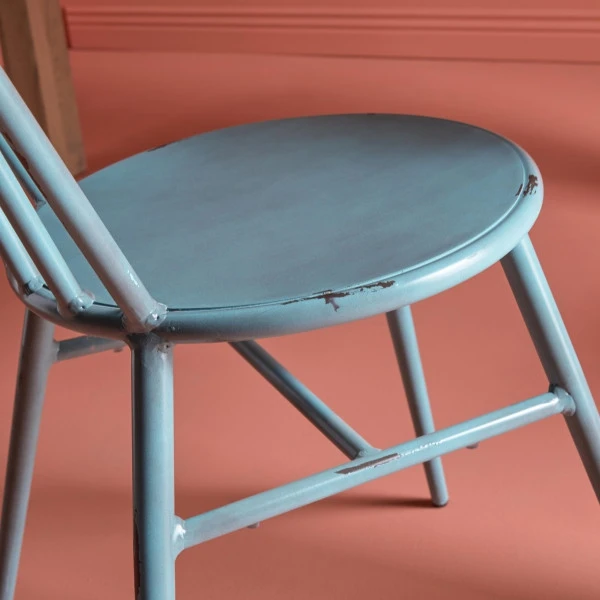 Chaise Juliette Alu Bleu Vintage (Indoor/Outdoor) – Image 3