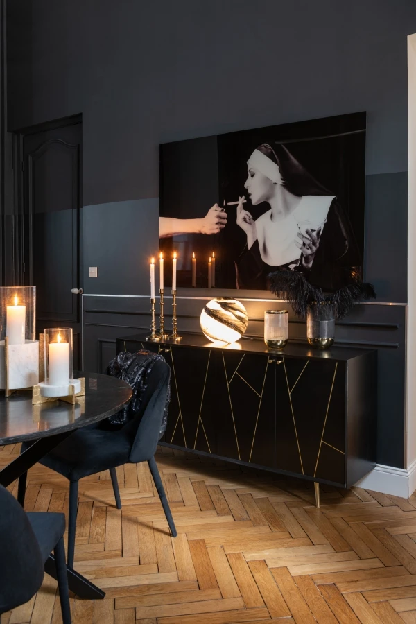 Cadre Verre Religieuse Noir Et Blanc – Image 3