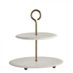 Serviteur Marbre Blanc Ellia