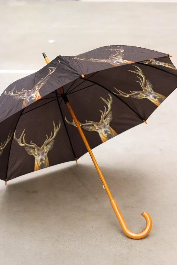Parapluie Cerf Noir 105cm – Image 3