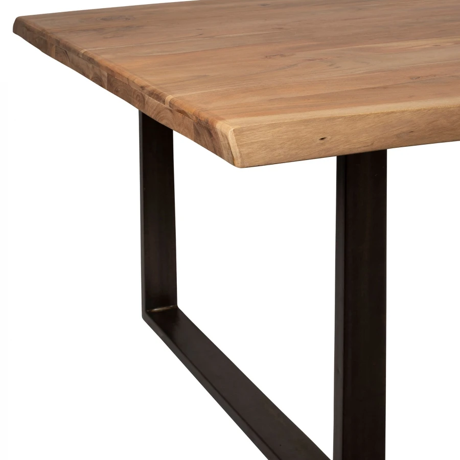 Table à Manger Factory Indus Bois Métal 240cm – Image 5