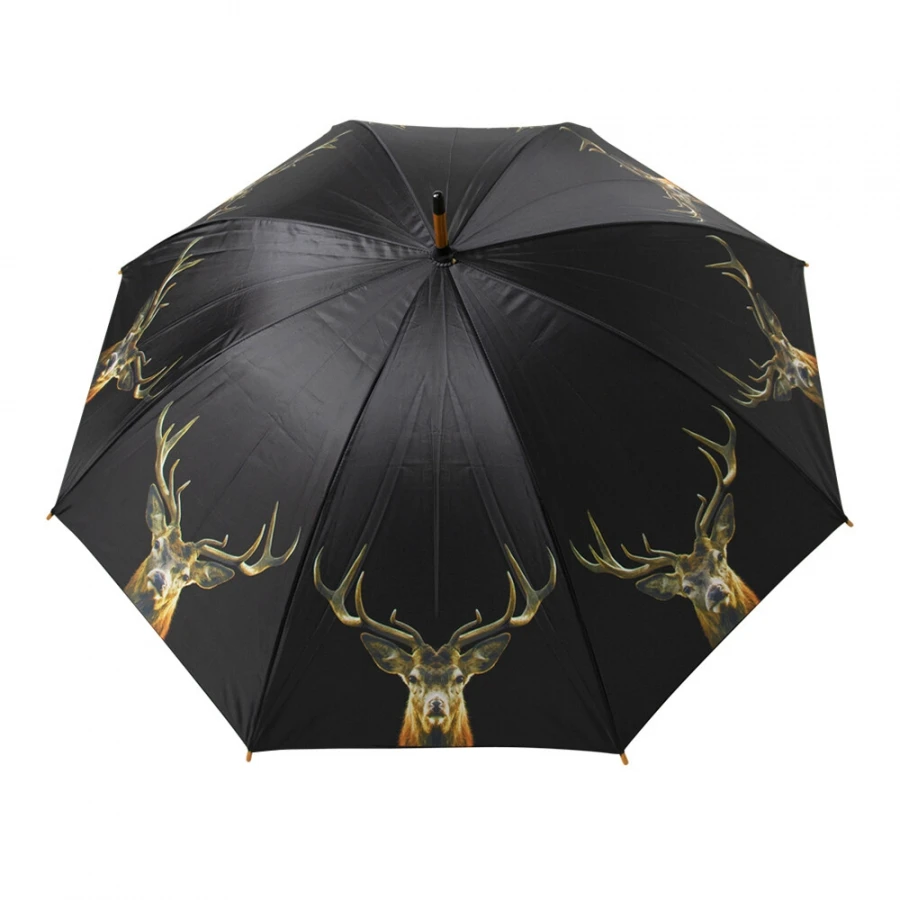 Parapluie Cerf Noir 105cm – Image 2