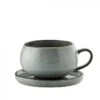 2 Tasses Soucoupe Amera Gris 40cl