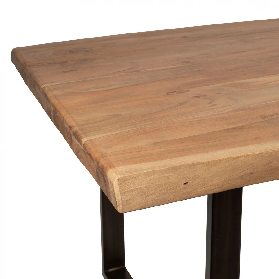 Table à Manger Factory Indus Bois Métal 240cm – Image 4