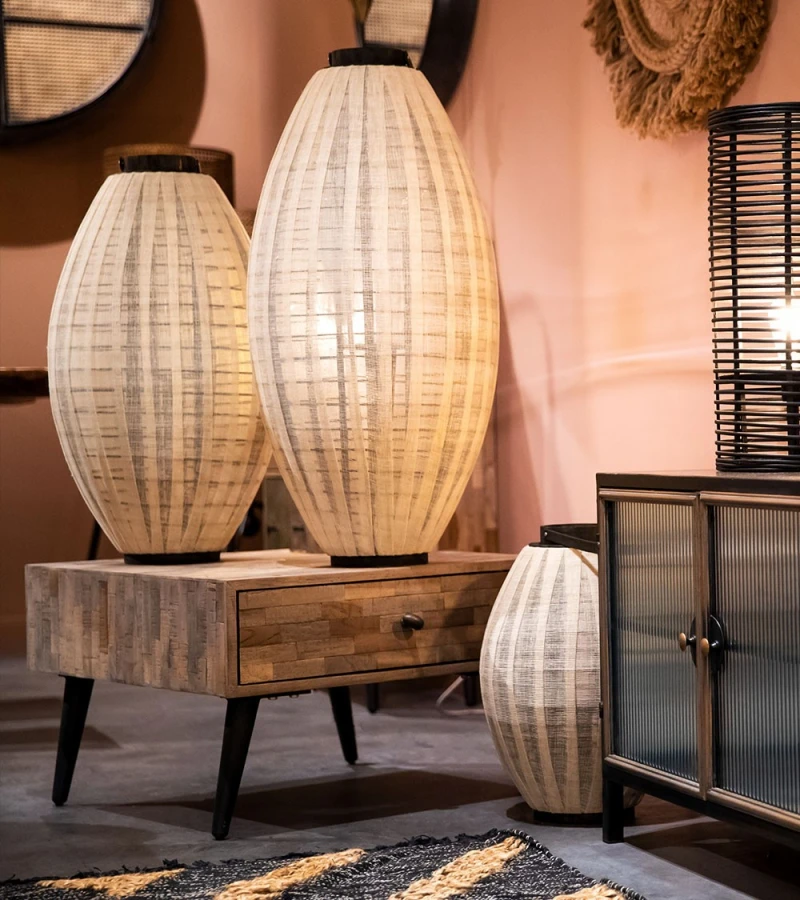 Lanterne Naturel Nema H70cm Athezza – Image 3