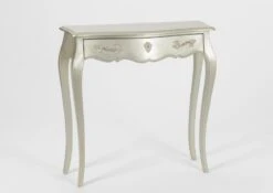 Console Bois 1 Tiroir Murano Silver Amadeus