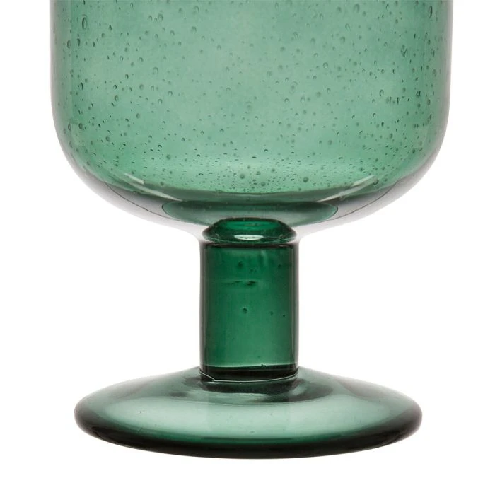 6 Verres Pied Pernille Emeraude 40cl – Image 3