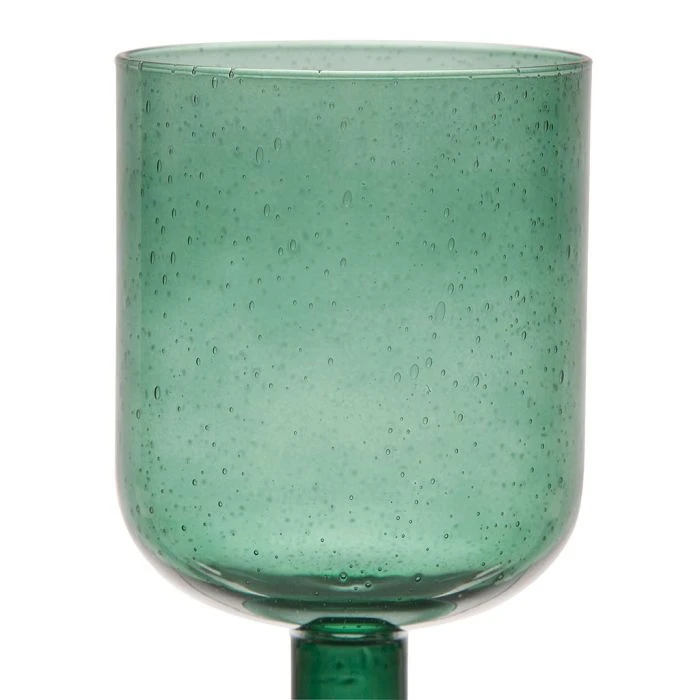 6 Verres Pied Pernille Emeraude 40cl – Image 2