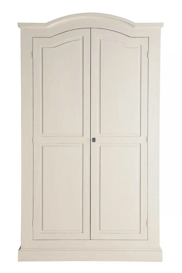 Armoire 2 Portes Pin Massif Basic -- 25 Patines Au Choix