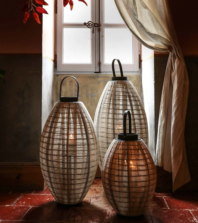 Lanterne Naturel Nema H70cm Athezza – Image 2