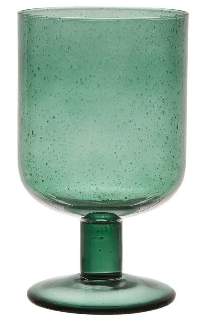 6 Verres Pied Pernille Emeraude 40cl