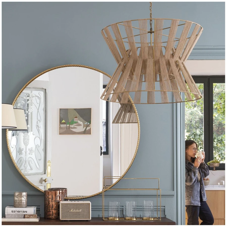 Suspension Ava Jute Tressée --- Blanc D'Ivoire – Image 2