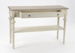 Console 1 Tiroir Bois Ivoire Legende Amadeus Cades