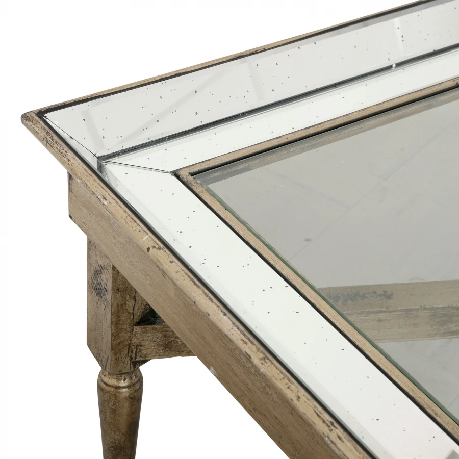 Table Basse Bois / Miroir – Image 4