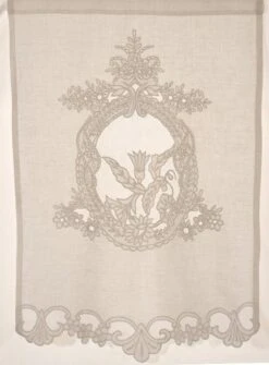 2 Brise-Bise St-Paterne Blanc Coquecigrues 45x70