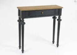 Console 1 Tiroir Bois Noir New Legende Amadeus