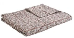 Couvre Lit Eden Terracotta 230x180 Blanc D'Ivoire