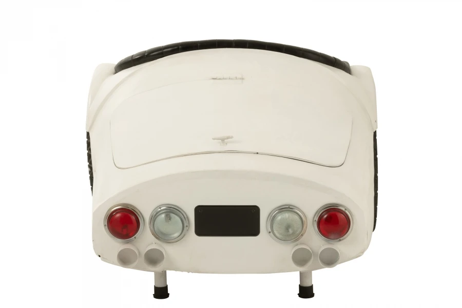 Fauteuil Voiture Coffre Métal Blanc – Image 4