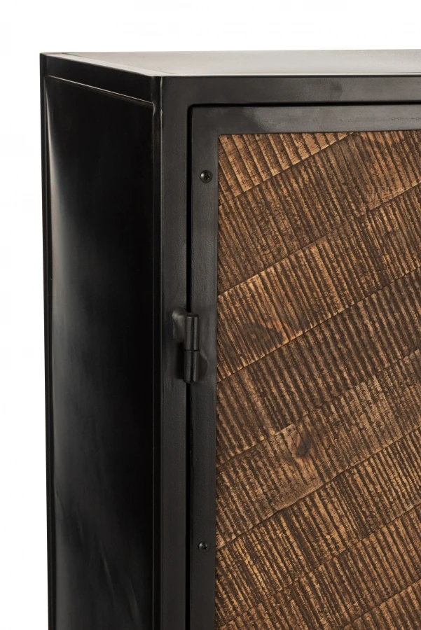 Armoire Bar Indus Métal/Bois Jline By Jolipa – Image 6