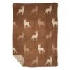 Plaid Cerf Rouille 150*200