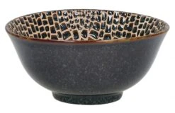 6 Bols Lotus Porcelaine Bronze Pomax