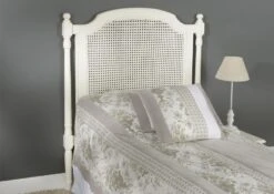Tête De Lit Cannage Blanc Helena 90cm Amadeus