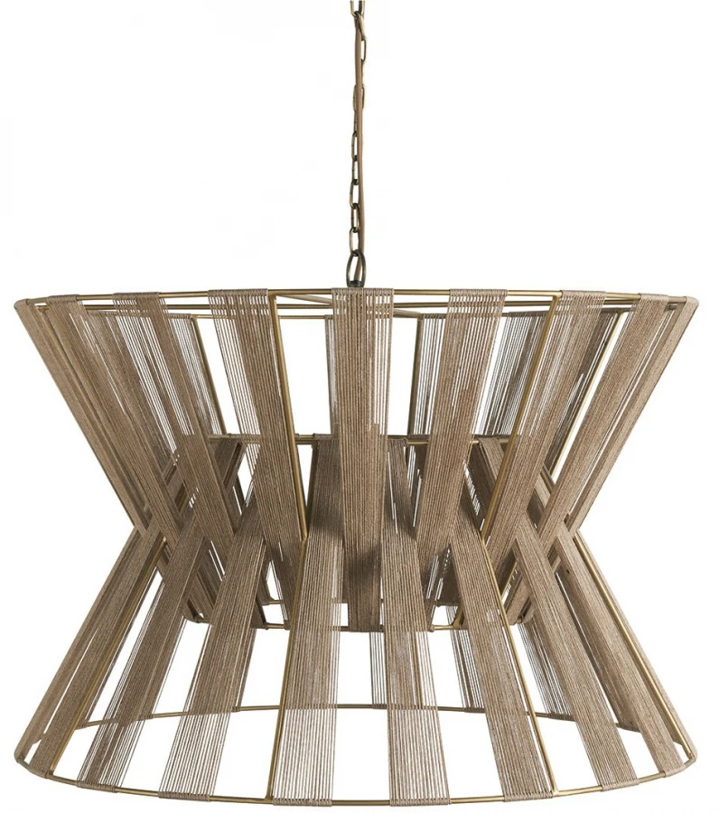 Suspension Ava Jute Tressée --- Blanc D'Ivoire