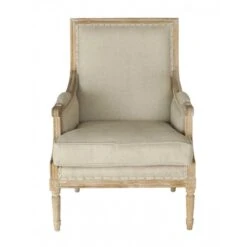 Bergère Louis XVI Chêne Jute Naturelle