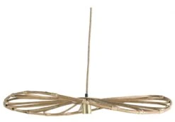 Suspension Salome Rotin Naturel GM Blanc D'Ivoire