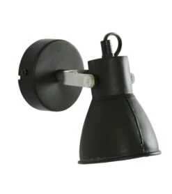 2 Appliques Murales Indus Noires Jakarta Athezza