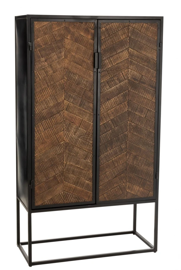 Armoire Bar Indus Métal/Bois Jline By Jolipa